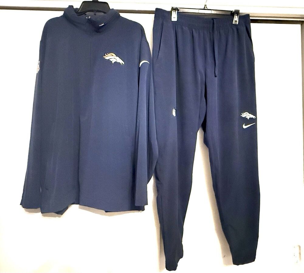 Denver Broncos Nike track suit mens size XL